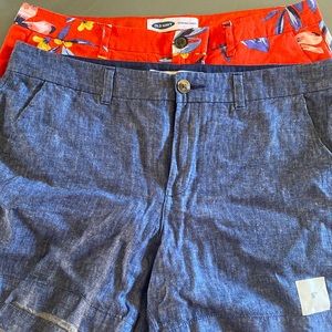 2 pairs of old navy shorts